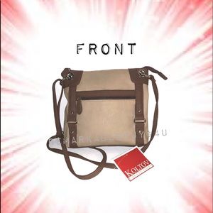 Koltov Tan Crossbody Bag